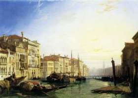Grand Canal de Venise, Coucher de soleil