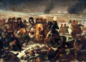 Napoléon à la bataille d'Eylau en 1807