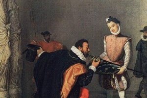 Don Pedro de Tolède baisant l'épée d'Henri IV